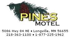 Pines Motel, Longville Minnesota