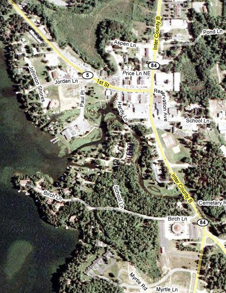 Aerial Photo of Longville Minnesota