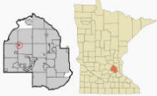 Location of Loretto Minnesota