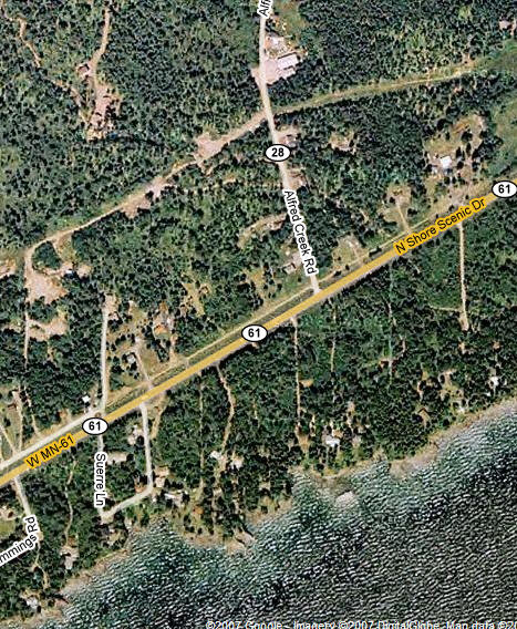 Aerial Phot of Lutsen Minnesota