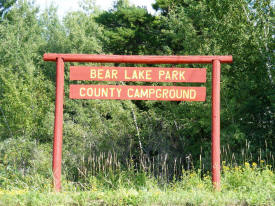 Bear Lake Park County Campground, Barnum Minnesota