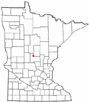 Location of Fort Ripley, Minnesota