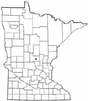 Location of Genola, Minnesota