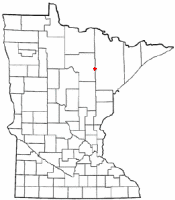 Location of Keewatin, Minnesota