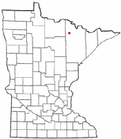 Location of Orr, Minnesota