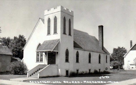 Congregational Church, Mahnomen Minnesota, 1950's