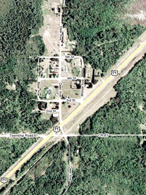 Aerial Photo of Margie Minnesota