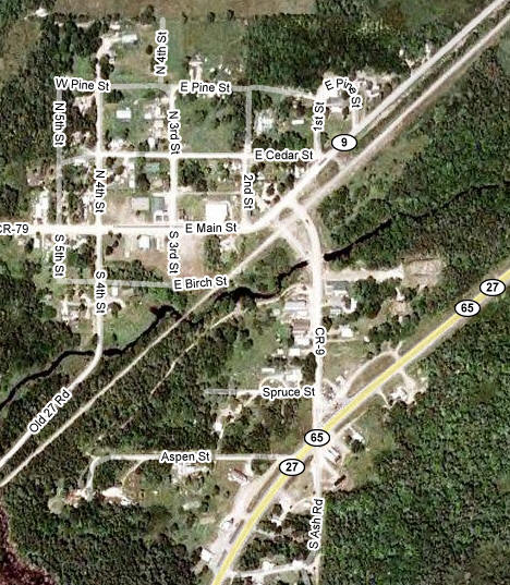Aerial Photo of McGrath Minnesota