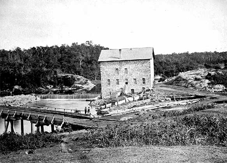 Clark's Flour Mill, Melrose Minnesota, 1870