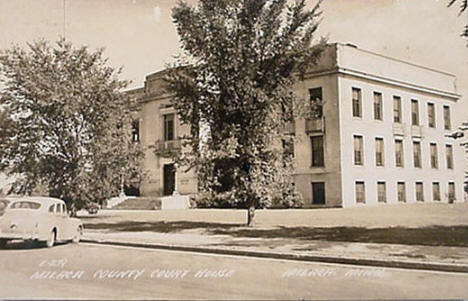 Mille Lacs County Courthouse in Milaca Minnesota, 1945