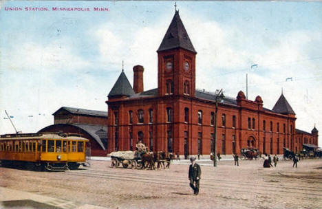 Union Station, Minneapolis Minnesota, 1912