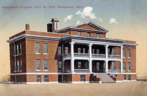 Montevideo Hospital, Montevideo Minnesota, 1910