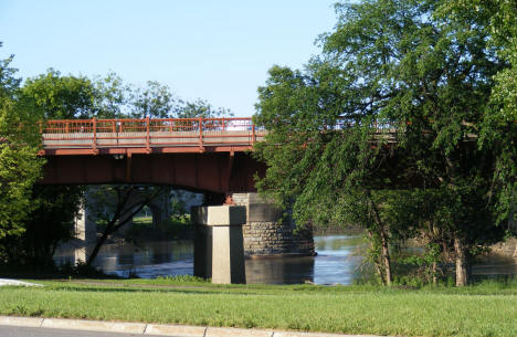 Red River and bridges, Moorhead Minnesota, 2008