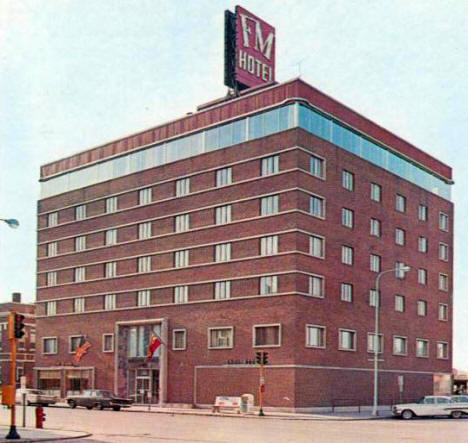 Frederick Martin Hotel, Moorhead Minnesota, 1963