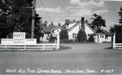 Hart's Old Tyme Coffee House, Moose Lake Minnesota, 1950's