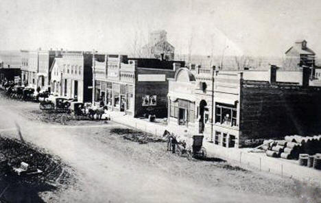 Main Street, Morgan Minnesota, 1911