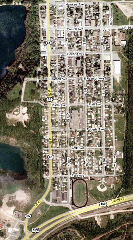 Aerial Photo of Nashwauk Minnesota