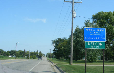 Entering Nelson Minnesota, 2008