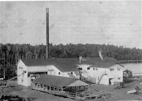Ellingson Mill, Northome Minnesota, around 1919