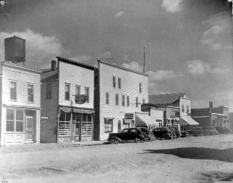 Main Street, Northome Minnesota, 1937