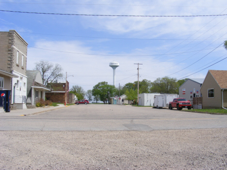 Street scene, Northrop Minnesota, 2014