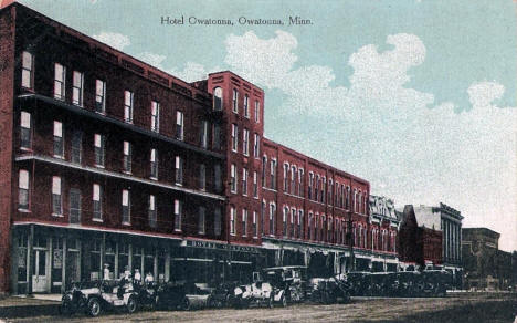 Hotel Owatonna, Owatonna Minnesota, 1910's