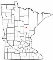 Location of Palisade Minnesota