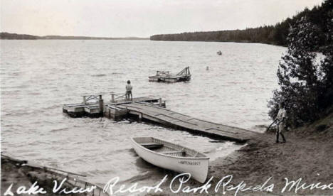 Lake View Resort, Park Rapids Minnesota, 1939