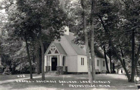 Chapel and Assembly Grounds, Lake Koronis, Paynesville Minnesota, 1949