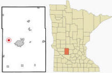 Location of Pennock, Minnesota