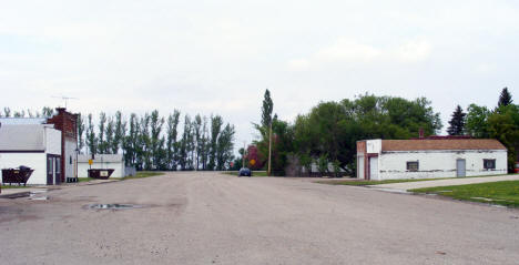 View of Downtown Perley Minnesota, 2008