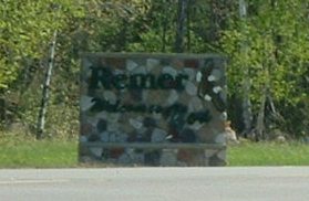 Remer Minnesota Welcome Sign