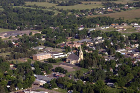 Aerial Photo of Pierz Minnesota, 2006