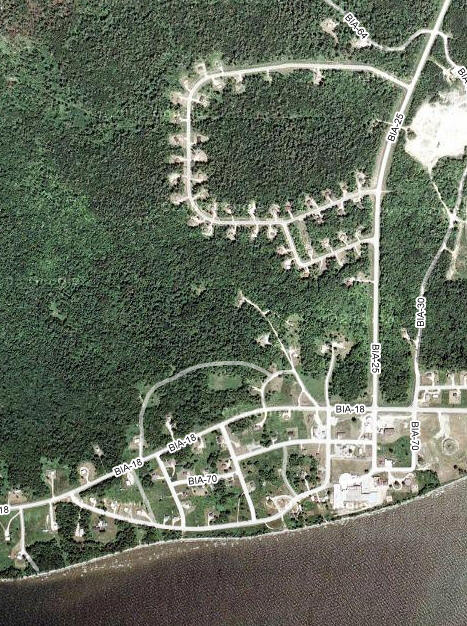 Aerial Photo of Ponemah Minnesota