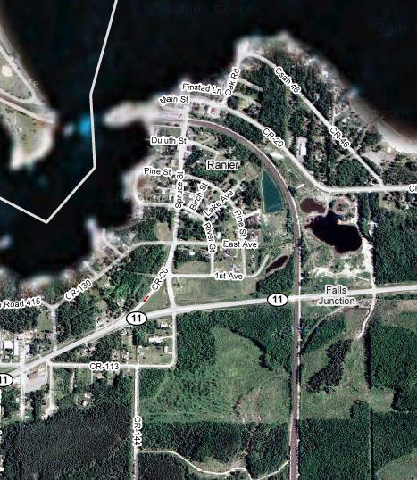 Aerial Photo of Ranier Minnesota