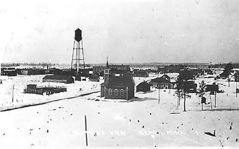 General view, Remer Minnesota, 1910's?