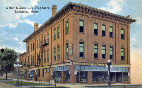 Weber & Judd Co's Drug Store, Rochester Minnesota, 1929