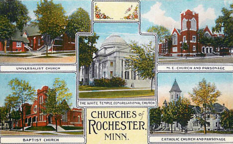The Churches of Rochester Minnesota, 1915