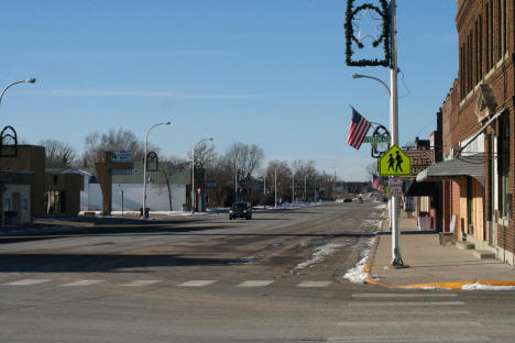 Downtown Sebeka Minnesota on Christmas Day, 2006