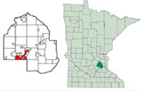 Location of Shorewood Minnesota