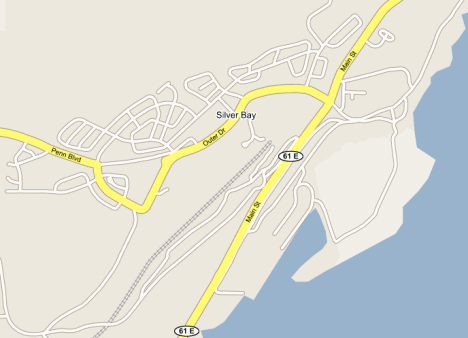 Map of Silver Bay Minnesota