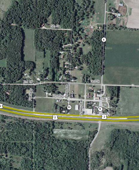 Aerial photo of Solway Minnesota
