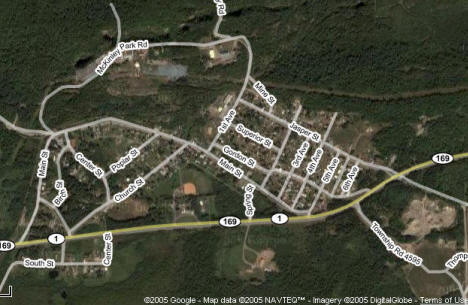 Aerial photograph of Soudan Minnesota