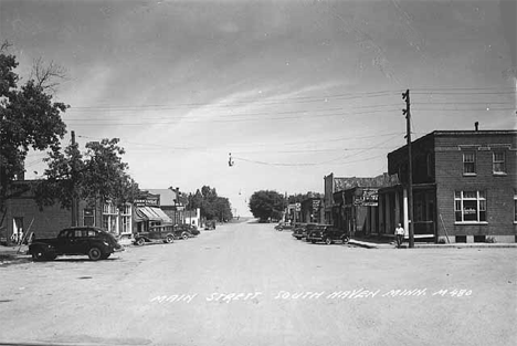 Main Street, South Haven Minnesota, 1945