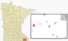 Location of Spring Valley, Minnesota