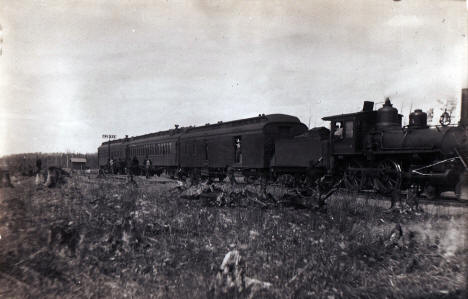 Soo Line train, Swatara Minnesota, year unknown