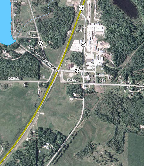 Aerial photo of Tenstrike Minnesota