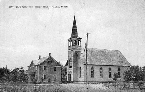 Catholic Church, South Duluth Avenue, Thief River Falls Minnesota, 1910