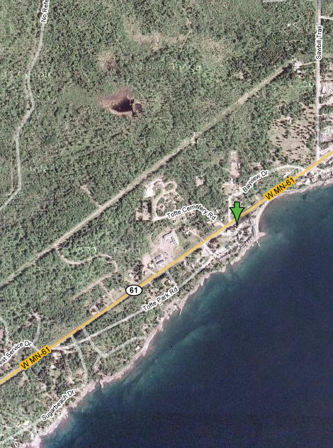 Aerial Photo of the Tofte Minnesota area