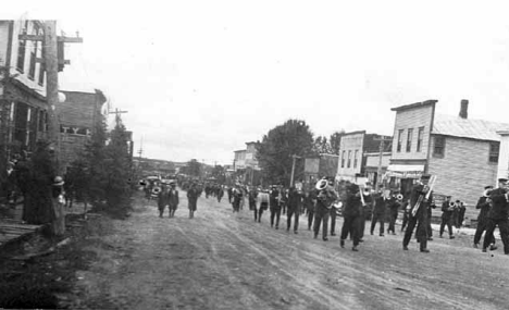 Old Settlers parade, Tower Minnesota 1910